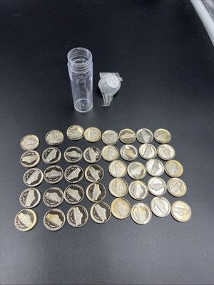 1994 S 5c Proof Jefferson Nickel 40 Coin Roll Choice Proof