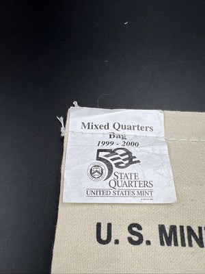 U.S. Mint Bag of 100 1999-2000 Mixed State Statehood Quarters BU UNC sk#c3