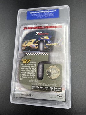 2001 Dale Earnhardt Card - 1987 7 Time Winston Cup Champion + Arizona 25c