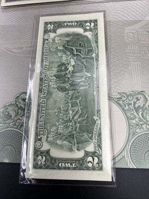 Matching Serial # 2003 A 2009 $2 FRN Federal Reserve Note 2013 Double deuce set