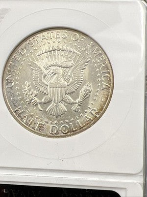 1964 D 50c Kennedy FS-106 Half Dollar Coin Double Die Obverse DDO 006 ANACS MS64