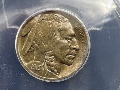 1913 P Type 2 5c Buffalo Five Cents Nickel Coin ANACS MS64 CH BU Certified