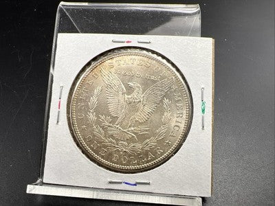 1880 S $1 Morgan Silver Dollar Coin CH BU Unc PQ Toning Toner
