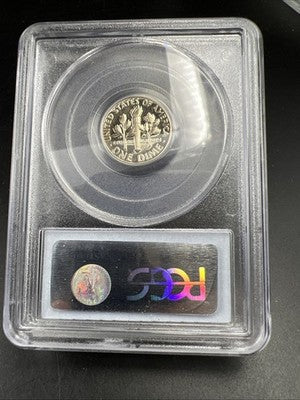 1977 S 10c Roosevelt Copper Nickel Dime Coin PCGS PR69 DCAM #863
