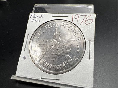 1976 St Bernard Parish Marti Gras Token We The People CH AU