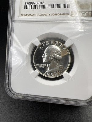 1953 P 25c Washington Silver Proof Quarter Coin PF67 NGC #16