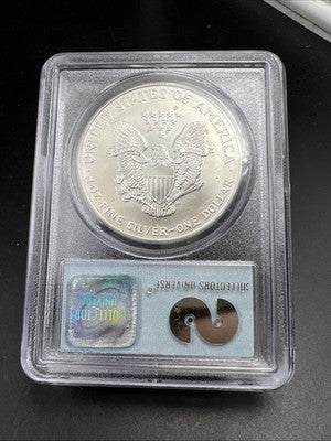 World Trade Center Recovery 2001 1 OZ ASE Ground Zero Silver Eagle PCGS Gem SK#A