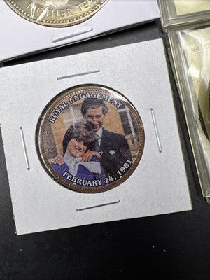 Princess Diana Collector's Set Colorized Coins Medals and CU-NI Liberia $5