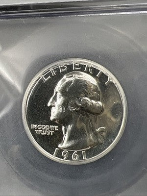 1961 P Washington Silver Quarter Coin ICG PR68 #05