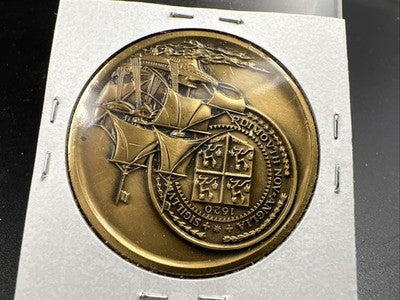 1620 - 1976  Plymouth Massachusetts United States of America Medal Coin