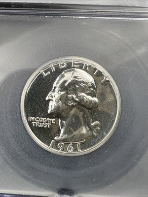 1961 P Washington Silver Quarter Coin ICG PR68 #05