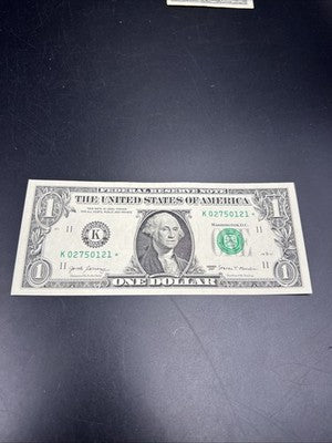 2017 * Star $1 FRN Federal Reserve Note CH AU #121