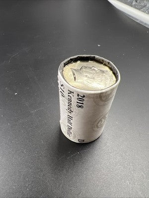 2018 D JFK 50c Kennedy Half Dollar US Mint OBW Roll US 20 Coins BU UNC
