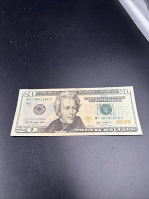 2013 $20 FRN Federal Reserve Note VF Circulated Neat Serial # 40546666