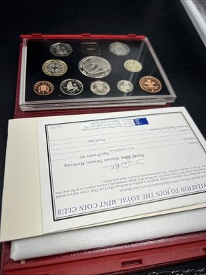 1998 United Kingdom Deluxe Proof Coin Set with COA #A