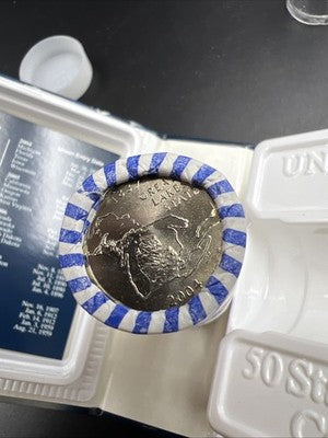 US Mint Certified 2004 P Michigan State Statehood Quarter Roll BU UNC