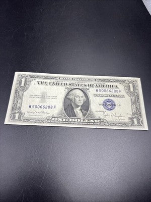 1935 D $1 Narrow Margin One Dollar Silver Certificate CH XF / AU #288