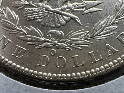 1900 O / CC Morgan Silver Dollar Coin BU UNC Details Reverse Damage Dig