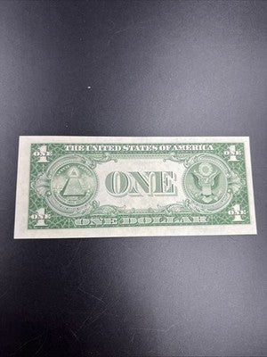1935 E * Star $1 One Dollar US Silver Certificate Blue Seal UNC #44