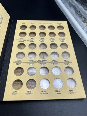 Library of Coins Flying Eagle and Indian Cents Used Coin Album EMPTY
