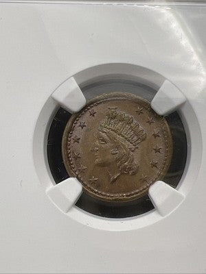 1864 Civil War Token F-54/342 a Union Forever NGC MS65 BN Gem UNC Certified