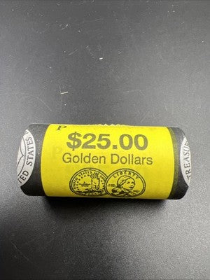 T/T 2001 P Sacagawea Native Dollar 25 Coin BU Uncirculated OBW US Mint Wrap