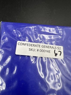Civil War Generals Colorized 2017 A 2 Two Dollar Federal Reserve Note Unc #6667