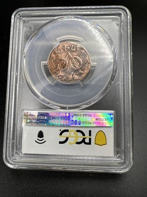 1789 VOC Netherlands East Indies Duit Holland Coin New York Penny PCGS Genuine B