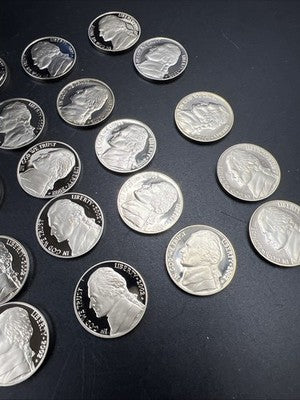 2002 S 5c Proof Jefferson Nickel 40 Coin Roll Choice Proof