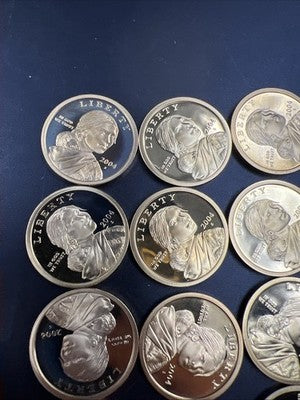 2004 S 25 Coin Proof Sacagawea Dollar Coin Roll