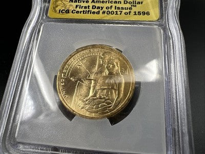 2014 D $1 Sacagawea Native Dollar Gem BU Coin MS67 ANACS #17