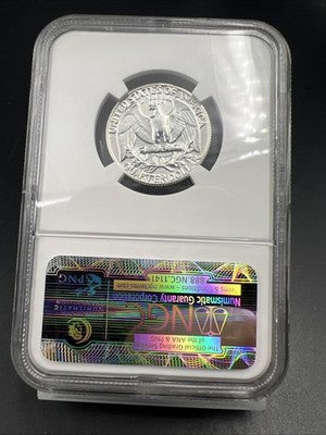 1958 25c Washington Silver Quarter Proof Coin NGC PF67 #090