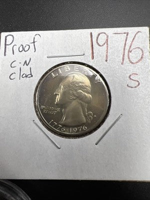 Bicentennial Collector's set 40% Silver Proof 25c & CU-NI Proof 1976 25c & 50c