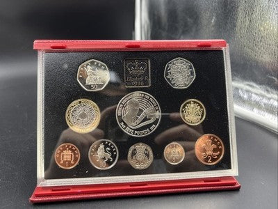 1998 United Kingdom Deluxe Proof Coin Set with COA #A