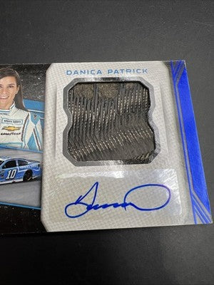 2016 Torque Panini Firesuit Signed Danica Patrick NASCAR Trading Card #/10