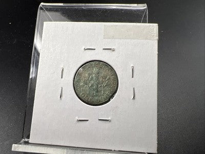 1962 D 10c Roosevelt Silver Dime Coin Clipped Planchet Major Error XF Detail