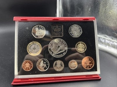 1998 United Kingdom Deluxe Proof Coin Set with COA #A
