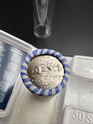 US Mint Certified 2002 P Indiana State Statehood Quarter Roll BU UNC