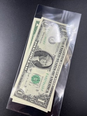 Lot of 2 1963 B $1 Barr FRN Federal Reserve Notes One Dollar Bills CH AU #939