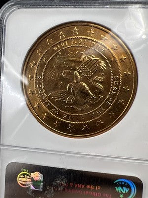 1968 Illinois Sesquicentennial Bronze Medal NGC CH BU MS64