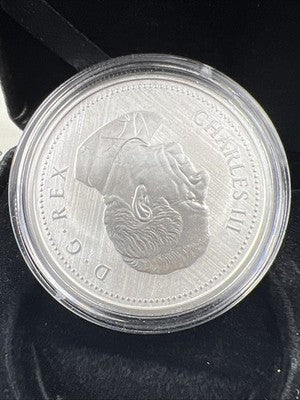2025 Canada 5 Cents 1 Oz Silver Beaver Coin in Box & COA