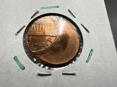 1989 1c Lincoln Memorial Cent Penny 65% Off Center BU UNC sk#3B