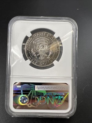 2025 P 50c Kennedy Half Dollar Coin NGC JFK Holder BU Brilliant UNC #196