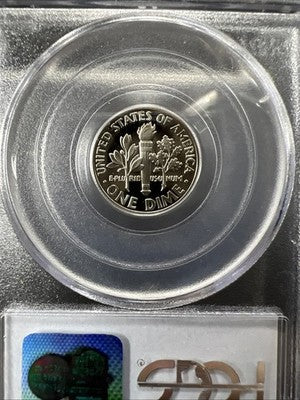 1994 S 10c Roosevelt Dime Coin PCGS PR69 DCAM #77