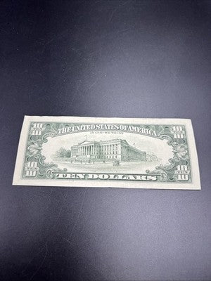 1995 $10 FRN Federal Reserve Note VF Very Fine Circ #655