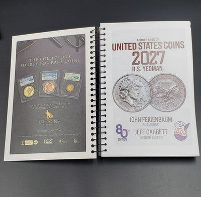 2027 The Official Red Book A Guide Book of United States Coins 80th Edition Soft