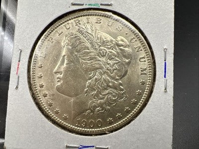 1900 O / CC $1 Morgan Silver Dollar Coin AU About UNC SK#1a