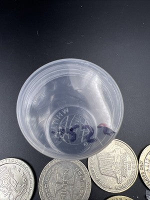 Lot of 20 $1 Casino Dollar Gaming Tokens Metal Circulated Conditions SKU#7522