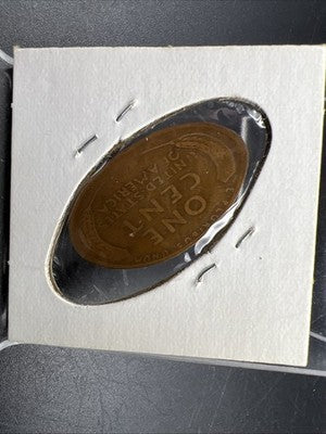 I Love You Elongated Wheat Cent Penny Coin
