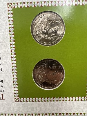 4 Coin Set 2011 Wampanoag 2012 Trade P & D Sacagawea Native Dollar Coins CH BU